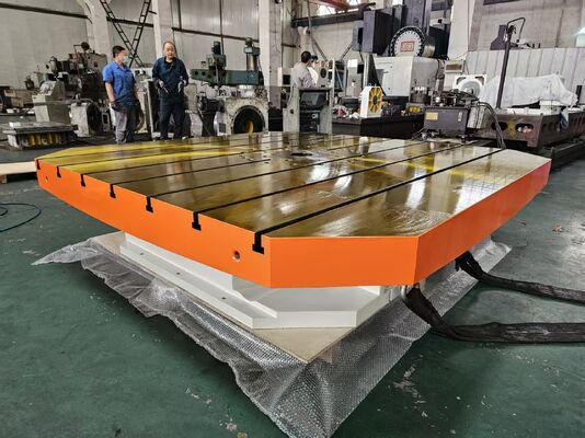 kupować Wysokiej precyzji stolik obrotowy z napędem roboczym o poziomej pojemności ładunkowej od 100 kg do 35000 kg, rozdzielczość indeksowania 0,001° i dokładność powtarzania pozycjonowania od ± 4 do ± 10