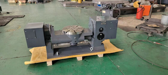 ซื้อ ประสิทธิภาพสูง 5 มุม Worm Gear โต๊ะหมุน โต๊ะหมุน โลหะคู่แข็งเหล็กความเร็วสูง online manufacture
