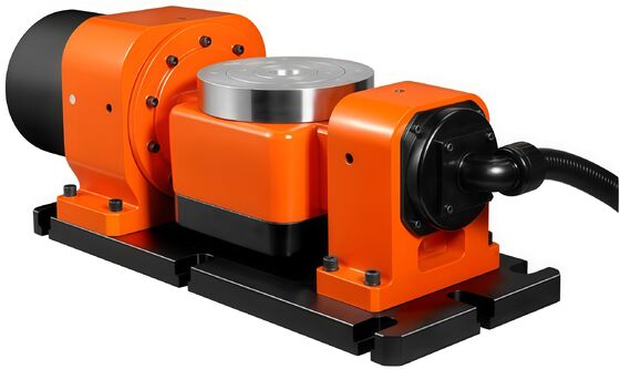 buy Hybrid Harmonic + Cycloidal Drive 5th Axis Rotary Table with ±110 deg Tilt Angle and Compact 185mm Height online manufacture