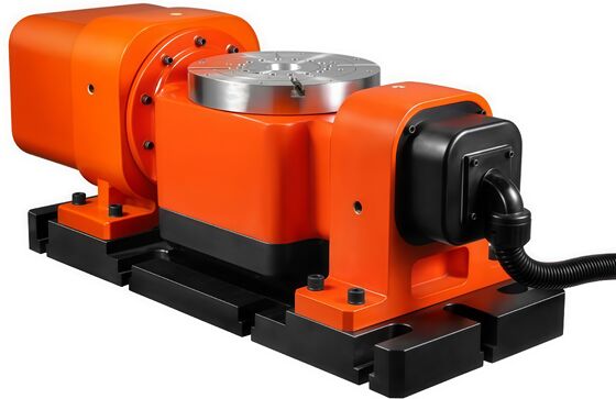 buy Heavy-Duty 5th Axis Rotary Table with ±110° Tilt Angle and Cycloidal Pin-Gear Reducer online manufacture
